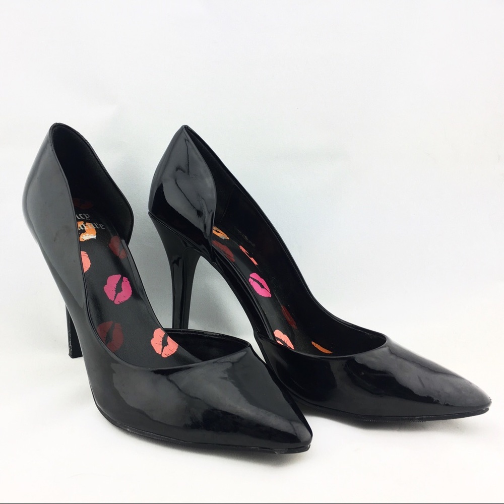 Juicy Couture black patent d’orsay